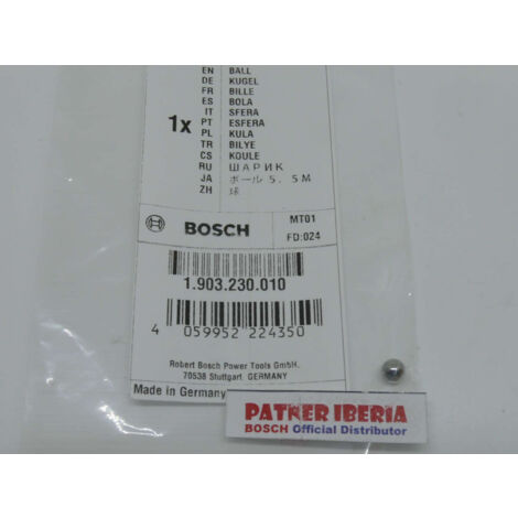 Repuesto original BOSCH 1903230010  Bola de taladro