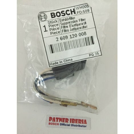 Repuesto original BOSCH 2609120008  Filtro antiparasitario