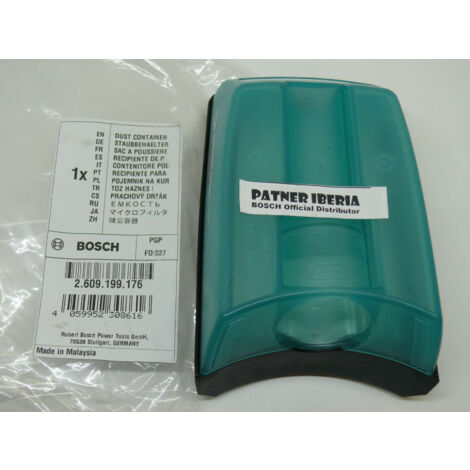 Repuesto original BOSCH 2609199176  Contenedor de polvo para GEX 125-1