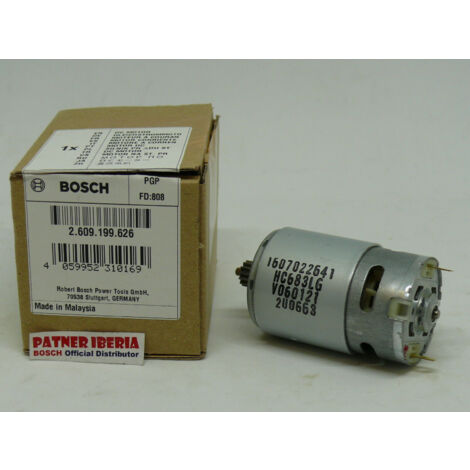 Repuesto original BOSCH 2609199626  Motor de corriente continua de 13 dientes (144V -18V)