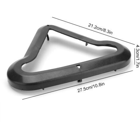 [Repuesto para limpiador a vapor] Accesorio triangular para funda de mopa multifuncional, paquete de 5, ABS, blanco, 275 mm, 1 pieza
