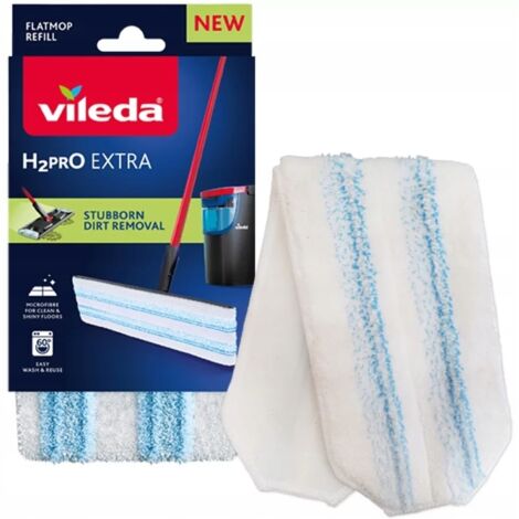 Repuesto para mopa plana Vileda H2prO, 1 unidad.