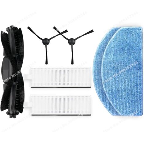 Repuestos: Cepillo lateral principal, filtro y mopa para Honiture G20 Pro, Tikom G8000 Pro, Laresar Evol 3 3S y Airzeen G20 Pro.