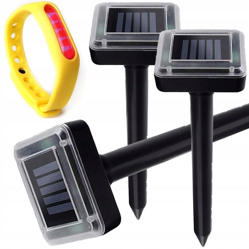 RÉPULSANT SOLAIRE FORT 2en1 POUR ANIMAUX TAUPES 2 pcs