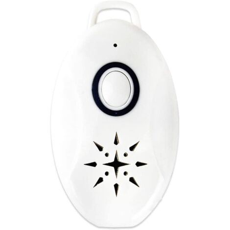 Répulsif à puces ultrasonique portable anti-moustiques électronique non toxique rechargeable par USB, répulsif anti-insectes pour chiens (1 pièce)
