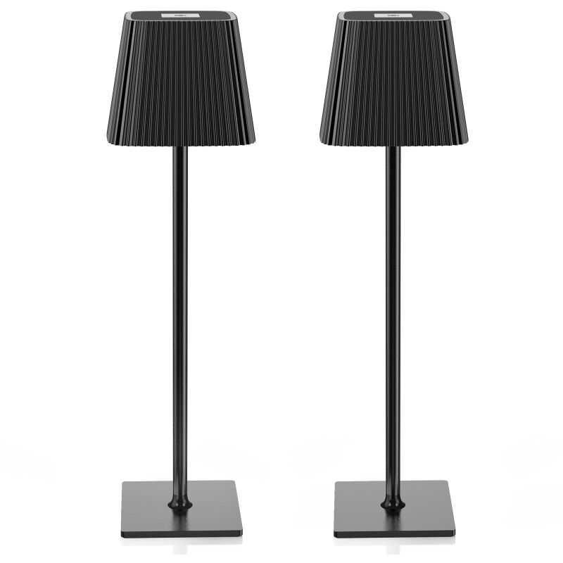 Lampe de bureau LED sans fil, tactile, intensité variable, 3 températures de couleur, batterie 4000 mAh 18650, lampe décorative de bureau,