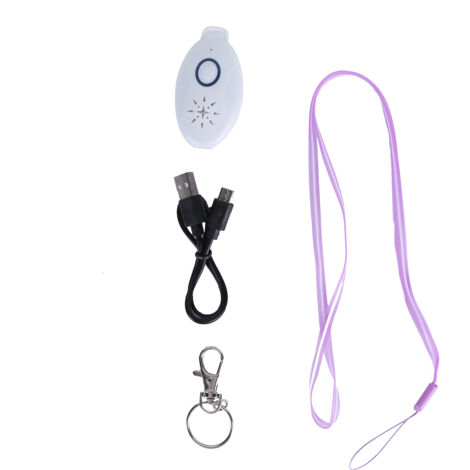 Répulsif à Ultrasons Portable Intelligent et Silencieux - Répulsif Electronique Anti Souris, Insectes et Moustiques avec Recharge USB - Autonomie Longue Durée de 25 Jours