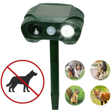 Ultrason solaire POWERED Flash Rat Dog Fox repelle Insectifuge Répulsif Animal