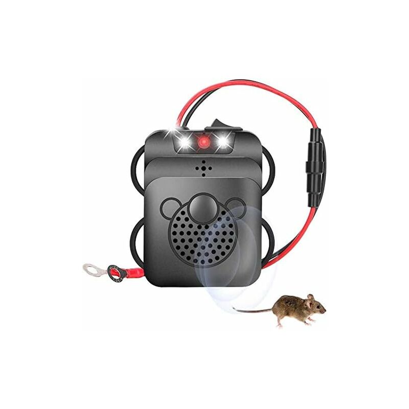 Répulsif à Ultrasons pour Parasites,Électronique Dissuasion de Rat,Contrôle des Parasites Rejet des Souris et des Rongeurs avec Lampes