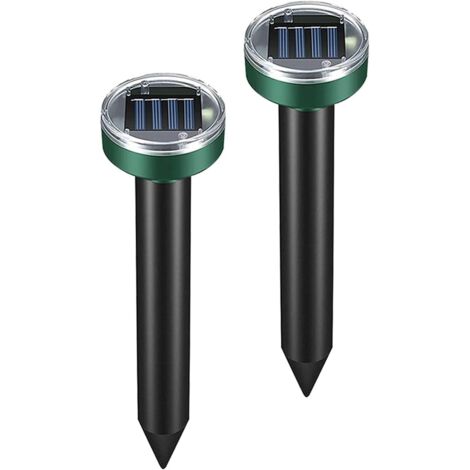 Répulsif à Ultrasons Solaire pour Extérieur - Répulsif à Vibration pour Serpents, pour Pelouse, Jardin et Cour. Appareil Électronique Haute Puissance pour l'Élevage de Bétail