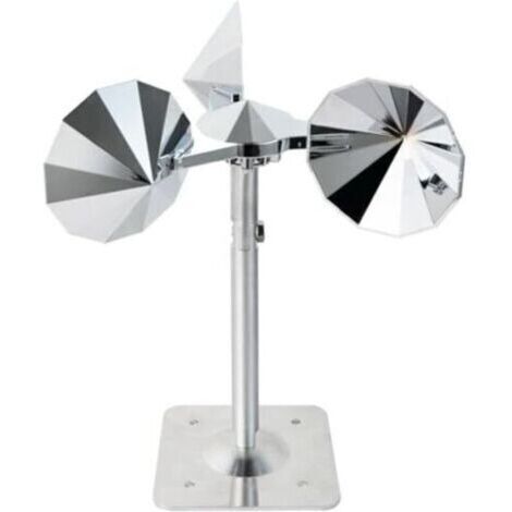 Répulsif anti-pigeons, répulsif anti-oiseaux, carillon éolien, répulsif anti-pics, réflexion 360°, pour balcon, avec base en aluminium, répulsif anti-oiseaux pour poutres de toit, rép