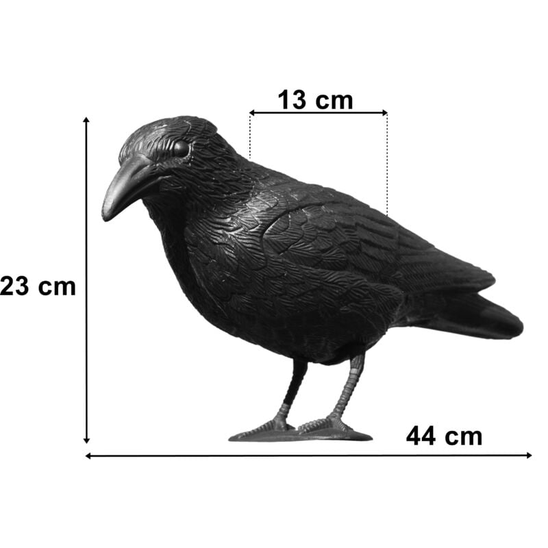 Répulsif corbeau contre les pigeons et autres oiseaux - moyen