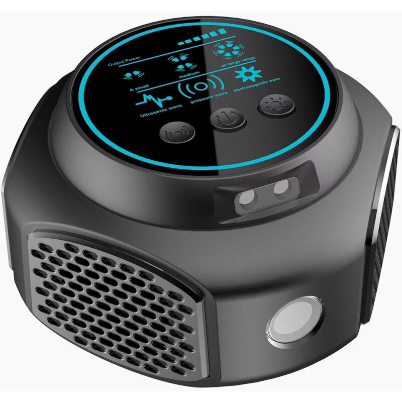 Coocheer - Répulsif de souris à ultrasons amélioré, 360° pour éloigner les parasites que vous détestez : moustiques, cafards, araignées, puces, etc.