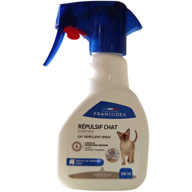 Francodex - Répulsif d'Intérieur spray de 250 ml, Pour Chats Francodex - Répulsif d'Intérieur spray de 250 ml, Pour Chats