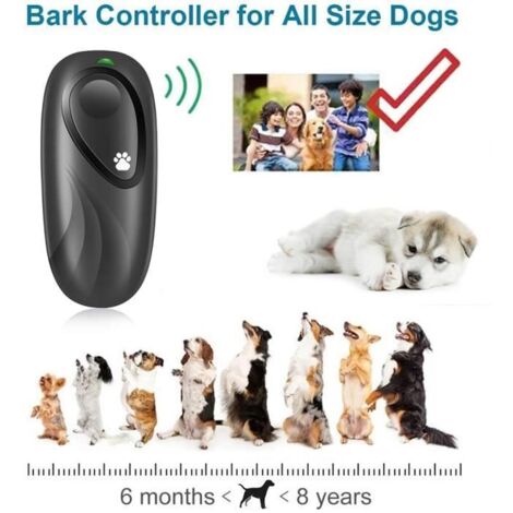 Répulsif Portable pour chiens  Appareil d\'entraînement à ultrasons pour chiens équipement Anti-aboiement sans aboiement accesso