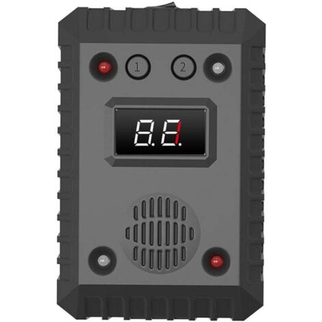 Répulsif pour animaux sous le capot de voiture, dispositif de dissuasion pour rongeurs et rats avec lumière stroboscopique LED, alarme sonore pour coffre, camping-car, entrepôt intérieur