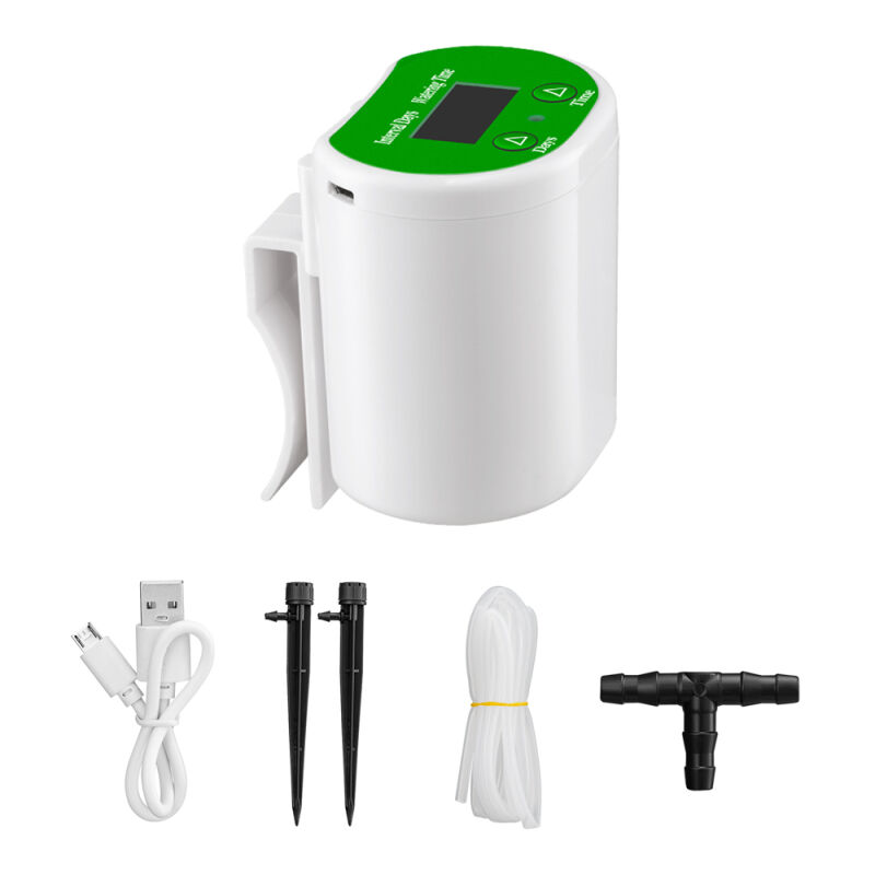 LIFCAUSAL Kit d'Arrosage Automatique avec Minuterie pour Plantes en Pot – Système d'Irrigation Goutte-à-Goutte Jardin et Balcon pendant les Vacances
