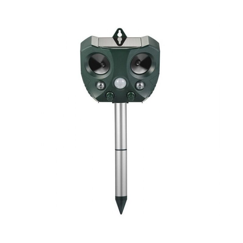 Répulsif solaire ultrasonique pour chat, fréquence réglable, pour l'extérieur, pour repousser les animaux nuisibles, protecteur de jardin