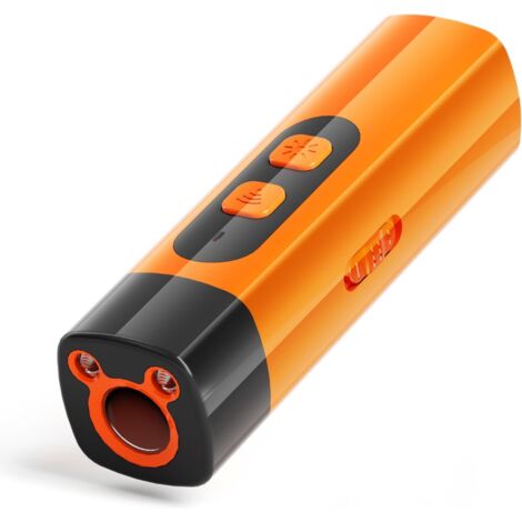 Répulsif sonique rechargeable 2025, émetteur de fréquence sonique 25 kHz, dispositif anti-aboiement pour chiens, portée de 15 m, outil de dressage professionnel pour chiens