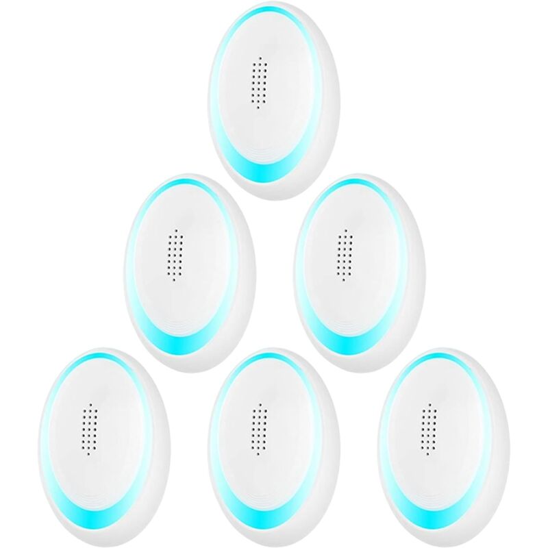 Repulsif Souris 6 Packs, Lutte antiparasitaire Efficace pour Les rongeurs, Moustique, Araignée, Cafard, Mouch