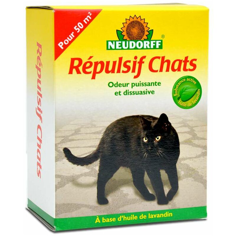Neudorff - Répulsif spécial chats aux extraits végétaux. Granulés longue durée.