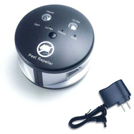 Répulsif ultrason 360° anti rats, souris, rongeurs, cafards et insectes. Fréquences variables puissantes, une portée de 550 m2. Solution Écologique Efficace anti-nuisibles sans produits