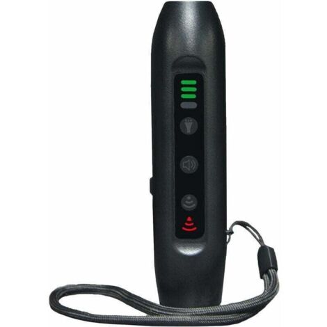 Répulsif Ultrason Chien 3 Modes Rechargeable avec Torche LED Haute Luminosité