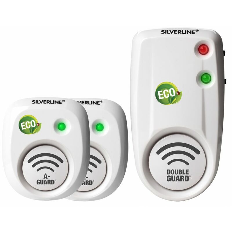 Silverline Sweden - Répulsifs pour rongeurs mr 80 DG2 + mr 30x2, 3 appareils