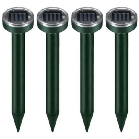 Répulsifs solaires à ultrasons IP56 - Anti-Taupes - Ultrasons - Pour Jardin et Espaces Verts