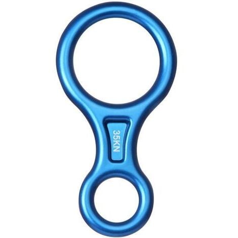 GOTRAYS Rescue Descender, Super Figure 8 Belay Device, Climbing Rappelling Equipment