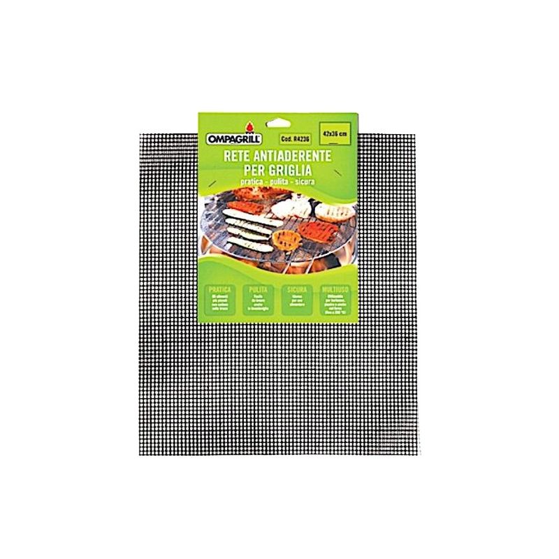 Ompagrill - Réseau anti-adhésif R4236 pour grill, assiette et four