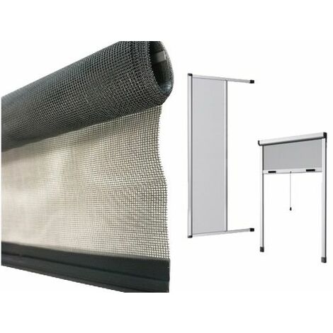 Réseau pour les moustiquaires en fibre de verre avec un insecte de bande thermosalous 160xH250 cm Verticale