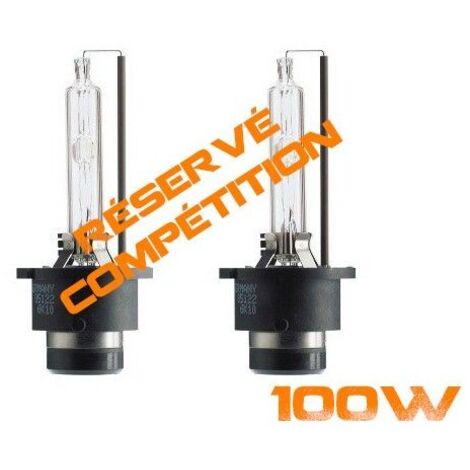 Réservé compétition - 2 x D2S - 6000K - 100W - Ampoules xénon de compétition