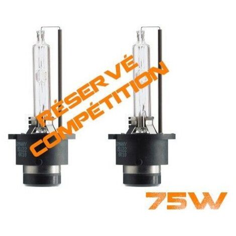 Réservé compétition - 2 x D2S - 6000K - 75W - Ampoules xénon de compétition