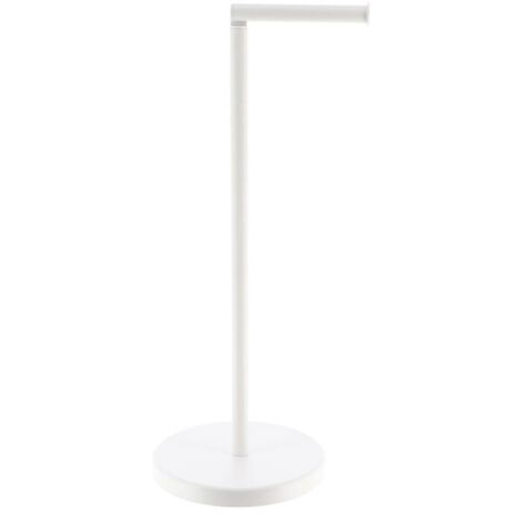 Reserve et derouleur papier wc metal - blanc - Tendance