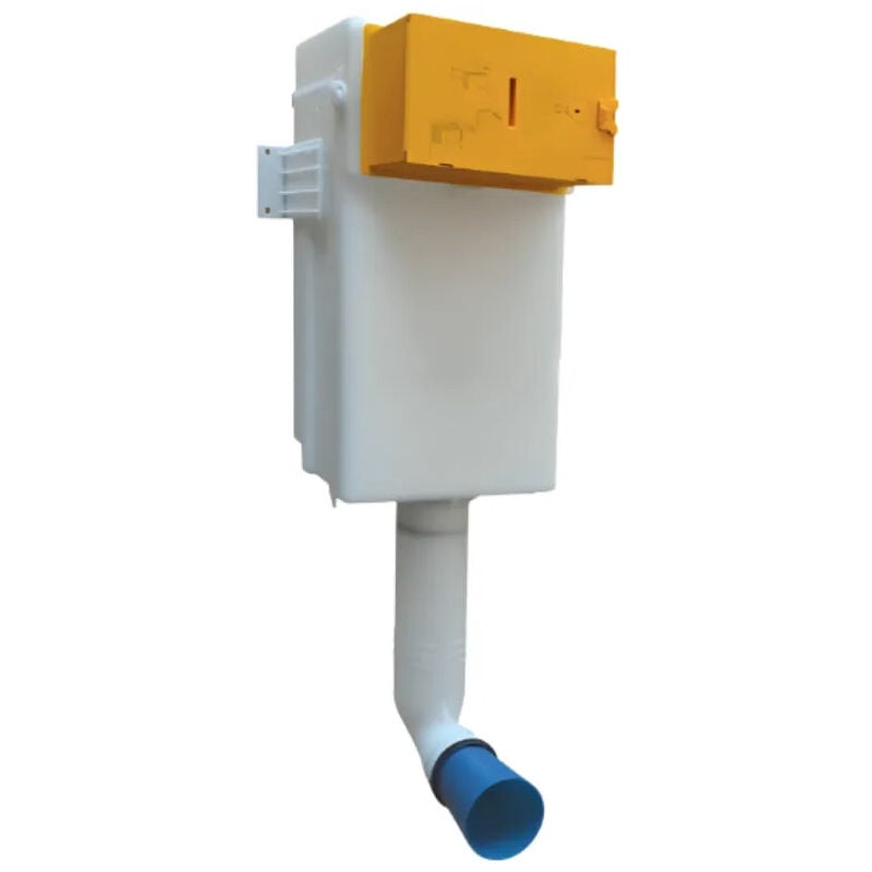 OLI - Réservoir wc encastré complet cesame pour cuvette au sol, mécanique 3/6 l