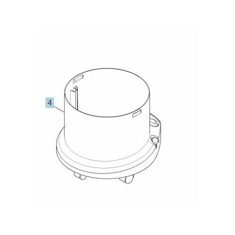 Réservoir à poussières pour aspirateur KARCHER – Accessoire compatible A2004 – Installation facile – 50706670