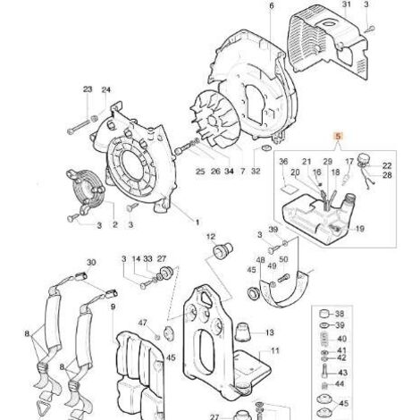 RÉSERVOIR COMPLET ORIGINAL EMAK 56520048FR