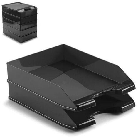 Réservoir De Bâtiment De Bureau Pour Bureau De L'organisateur De Bureau De Couleur Noire