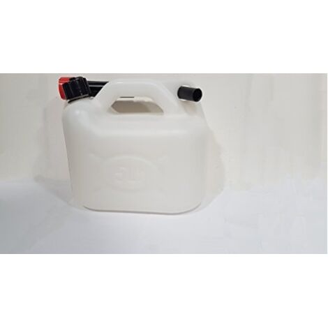 Réservoir de carburant et d'huile blanc 5 litres code 019193