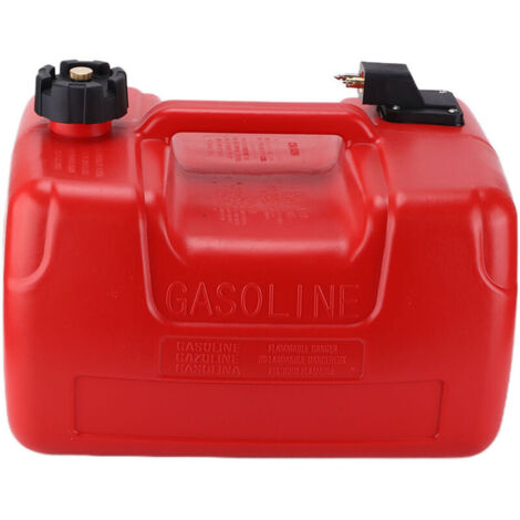 Réservoir de carburant hors-bord marin 12L, rouge, Portable, léger, Plug and Play, remplacement