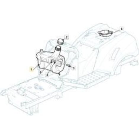 RÉSERVOIR DE CARBURANT NJNS 6LT (COL LONG) ORIGINAL STIGA - 325735133/0