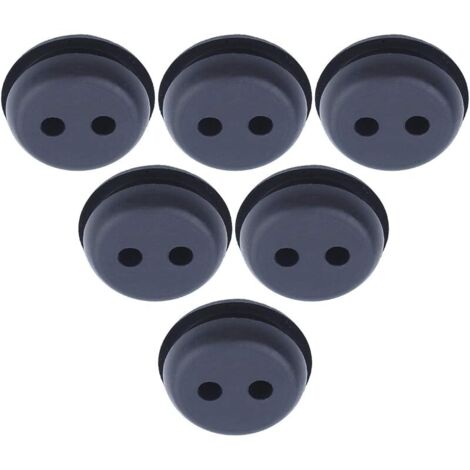 Réservoir de carburant Oeillet en caoutchouc pour trou 2 trous 21 mm (13/16 ") Coupe-herbe mangeur de mauvaises herbes Kit de remplacement