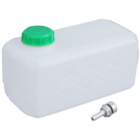 Réservoir de carburant pour chauffage de stationnement 5L, blanc et vert.