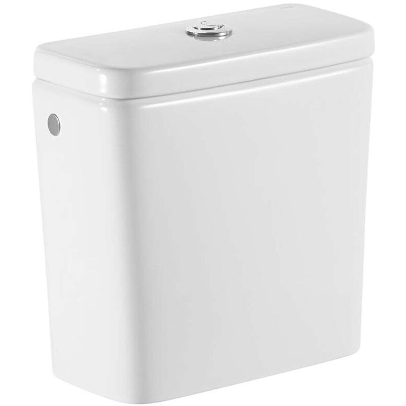 Roca - Réservoir de chasse d'eau à double débit 4,5/3L pour debba