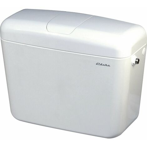 Réservoir de chasse d'eau bas 9L – Alimentation latérale – Robinet flotteur silencieux Maxilence – Installation facile – Clara