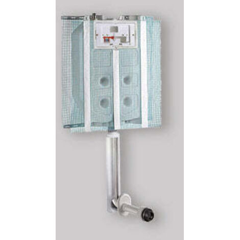 Réservoir de chasse d'eau de 9 litres pour toilettes à simple chasse d'eau Sara