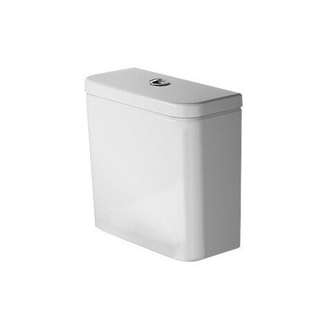 Réservoir de chasse DURASTYLE 390x170mm connexion droite/gauche blanc