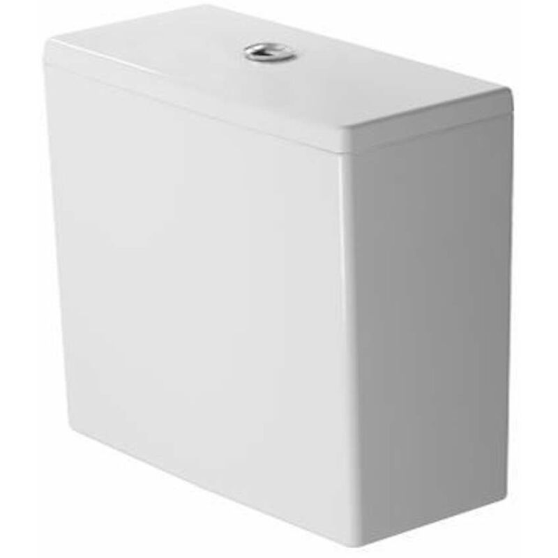 Duravit - me by Starck - Réservoir 40x18 cm avec mécanisme double touche, pour alimentation latérale, WonderGliss, blanc 09380000051