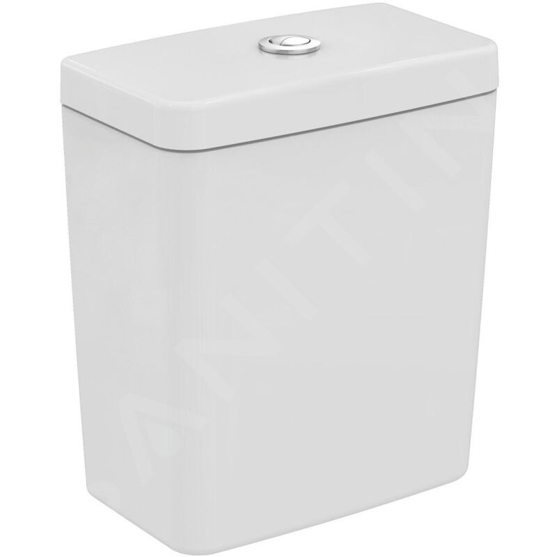 Ideal Standard Connect - Réservoir de chasse d’eau Cube, volume 6 litres, blanc E797001